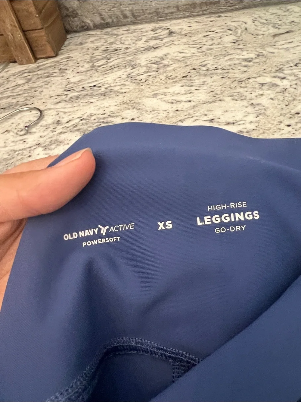 Old Navy Girls' Stretch Leggings in Navy Blue